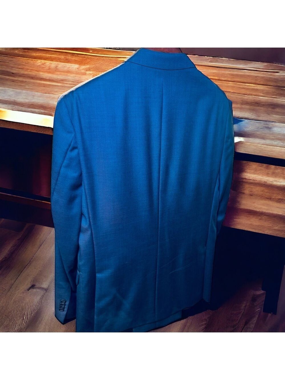Tommy Hilfiger Men’s Navy Blue Suit SZ 40R - Picture 2 of 15